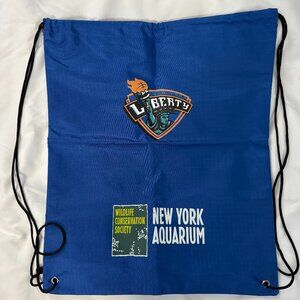 Vintage New York Liberty Drawstring Bag • Original Logo • Rare WNBA